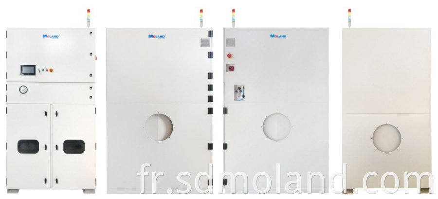 Système d'extraction de salle de soudage pour machine de soudage robotisée